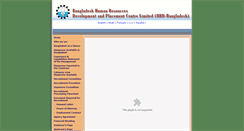 Desktop Screenshot of bangladesh-humanresources.com